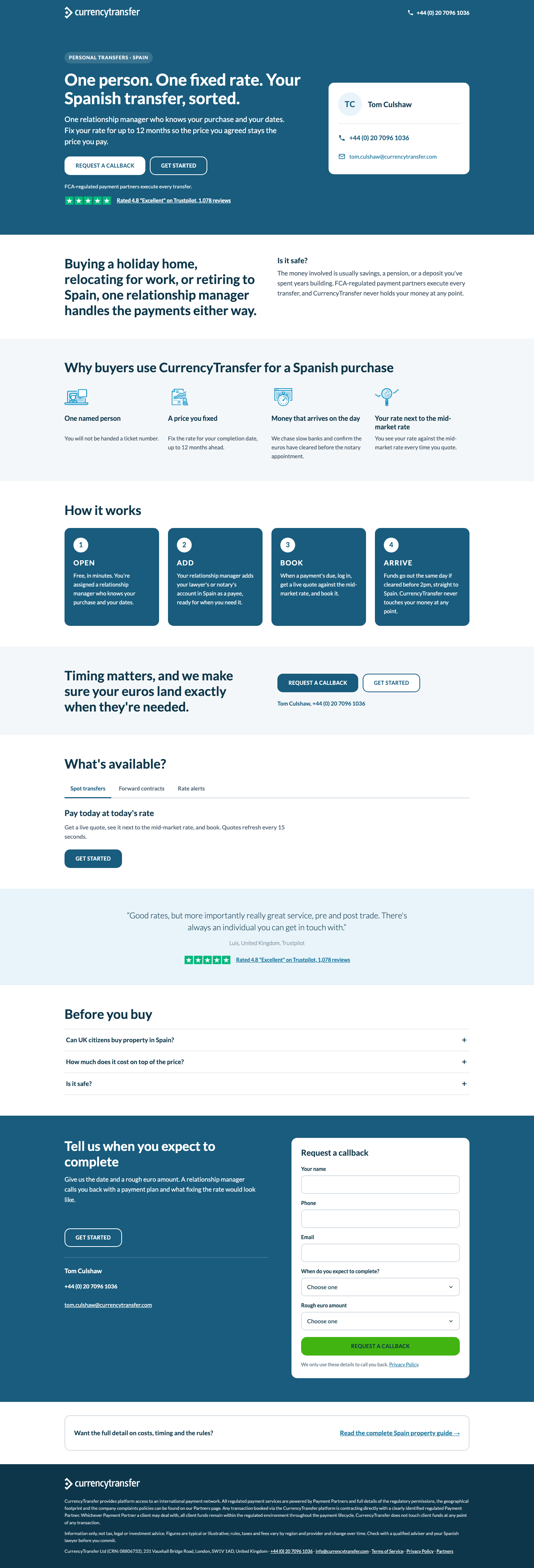 Currencies Direct pattern desktop